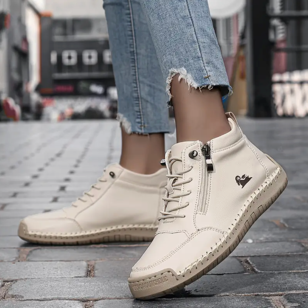 (🔥 50% sleva – Nenechte si to ujít!) Vybraná ortopedická obuv z telecí kůže – 👞 – Pohodlná a prodyšná, v létě chladivá (podpora klenby, úleva od bolesti, unisex)