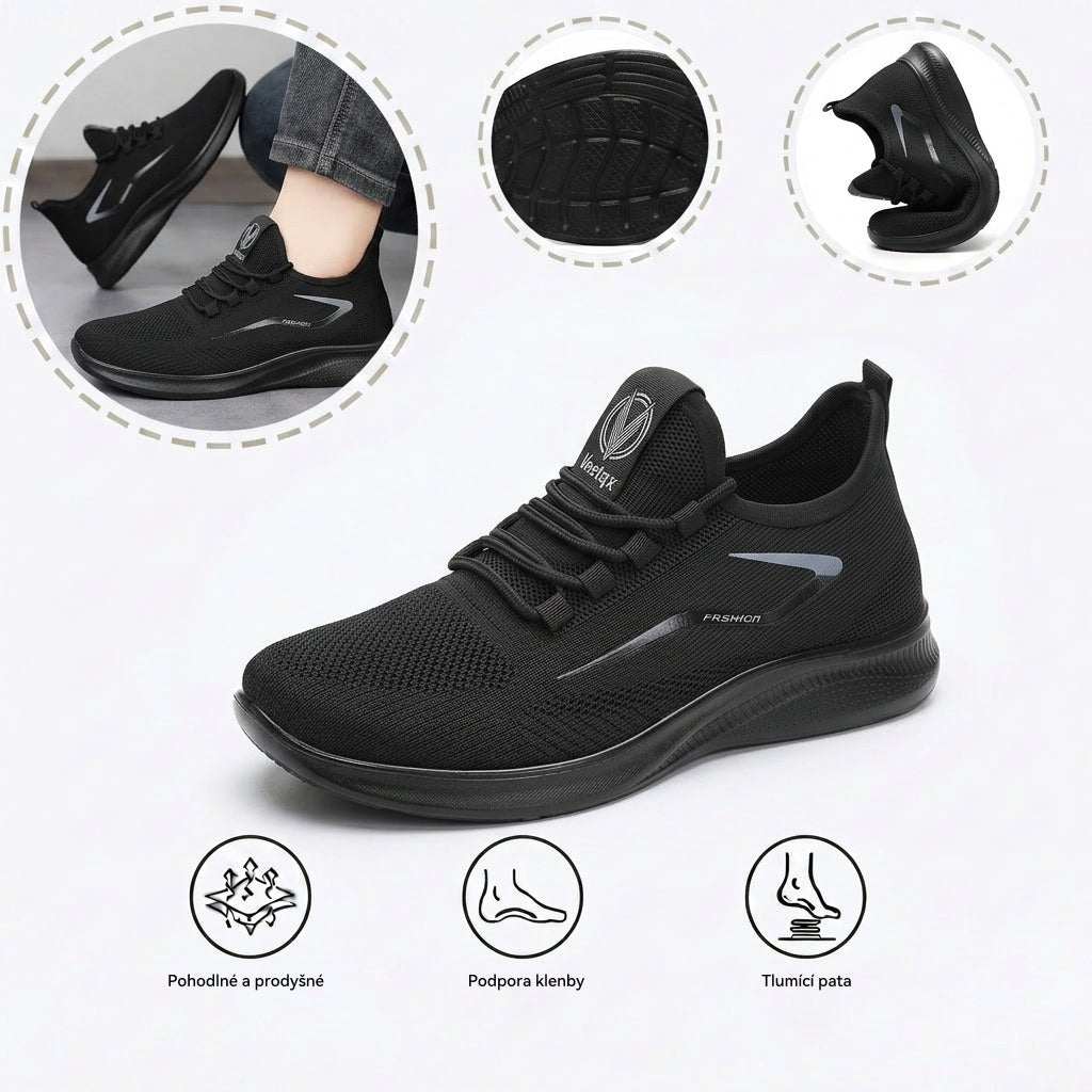 🔥 50% sleva | Ortopedická obuv Ventorte® | Podpora klenby pro úlevu od bolesti; lehká, tlumící nárazy a s prodyšným svrškem, ideální na léto.