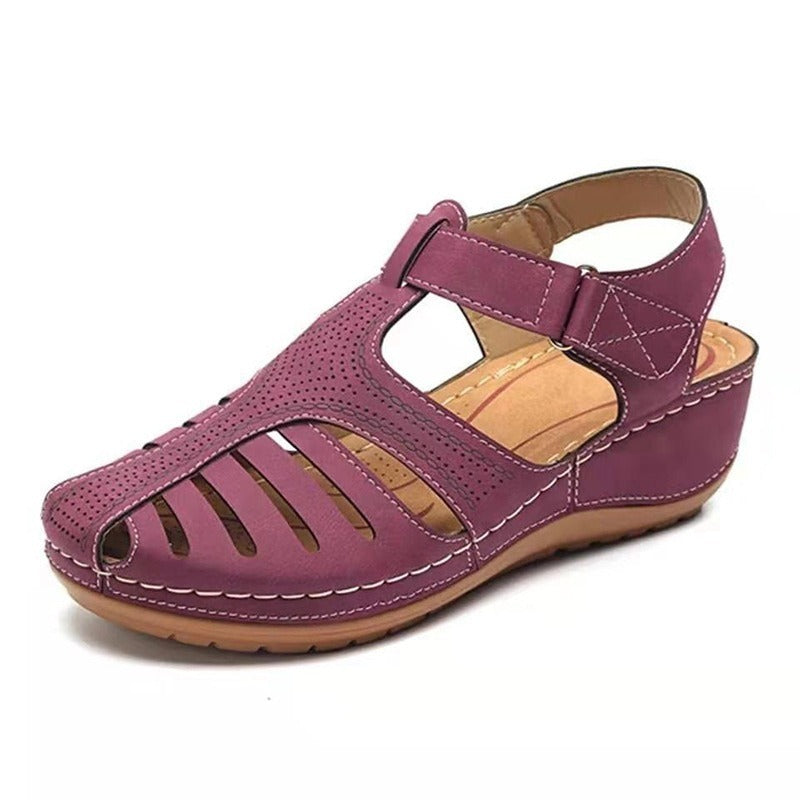 (🔥Letní speciál 50% sleva) Klasické letní dámské ortopedické sandály, které kombinují oporu a prodyšnost✅ Jsou chladivé a pohodlné na nošení ~ Chůze je snazší a pohodlnější.