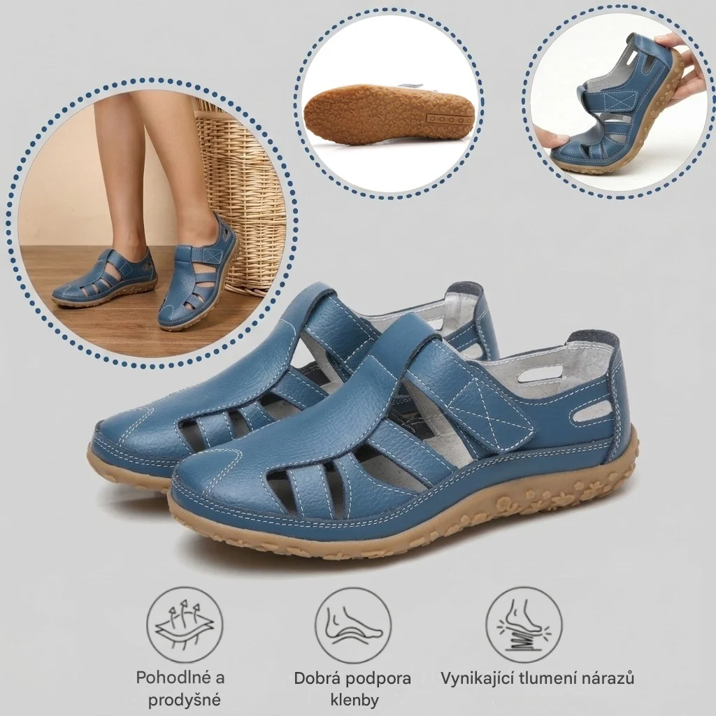 🔥 Časově omezená sleva 50 %! Letní ortopedické sandály – ergonomické, pohodlné a prodyšné pro úlevu od bolesti. ✅