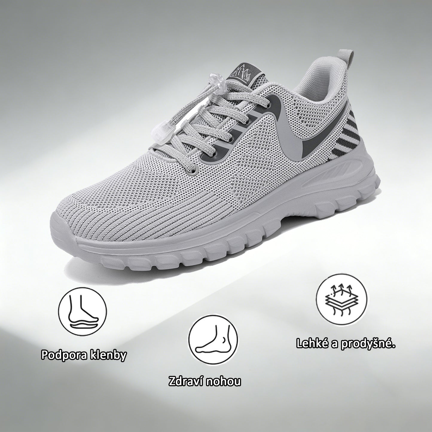 🔥 50% sleva | ortopedická obuv ventorte® | Poskytuje oporu klenby, zmírňuje bolest a usnadňuje chůzi | Vhodná pro muže i ženy.