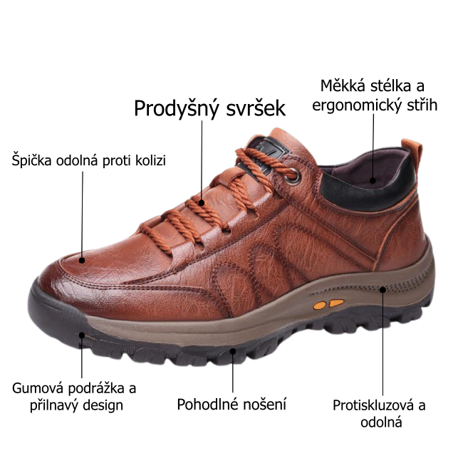 【⏰Časově omezená nabídka: sleva 50 % – Nenechte si ji ujít!】Ergonomická ortopedická obuv – ✅️Koriguje držení těla při chůzi a zmírňuje bolest nohou – Nově vylepšená voděodolnost a protiskluzovost 👞Vybraná australská kůže