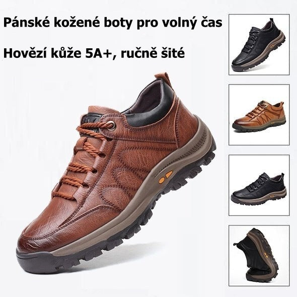 【⏰Časově omezená nabídka: sleva 50 % – Nenechte si ji ujít!】Ergonomická ortopedická obuv – ✅️Koriguje držení těla při chůzi a zmírňuje bolest nohou – Nově vylepšená voděodolnost a protiskluzovost 👞Vybraná australská kůže