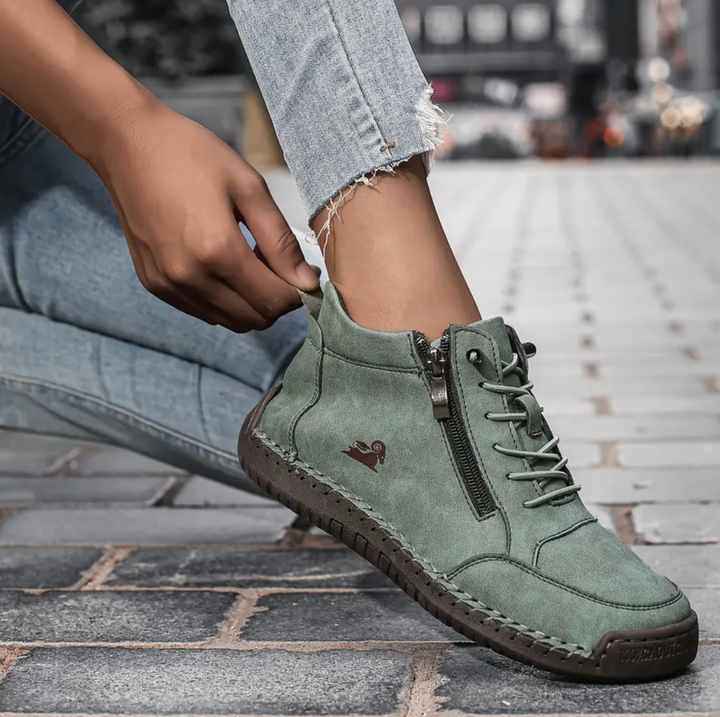 (🔥 50% sleva – Nenechte si ji ujít!) Vybraná obuv z telecí kůže – ortopedické boty – 👞 – odolné, protiskluzové a nepromokavé (podpora klenby, úleva od bolesti, unisex)