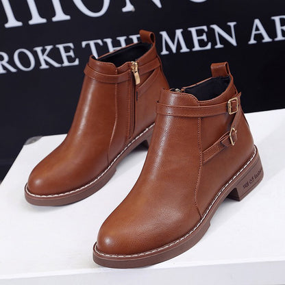 🐂【Prémiová kůže】【⏰50% sleva dnes - nenechte si to ujít!】✅Široká špička + ruční šití + zip 🔴Certifikát CE/Zdravotnický prostředek