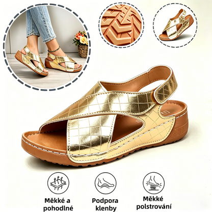 🔥 Časově omezená sleva 50 %! Letní ortopedické sandály – ergonomické, pohodlné a prodyšné pro úlevu od bolesti. ✅