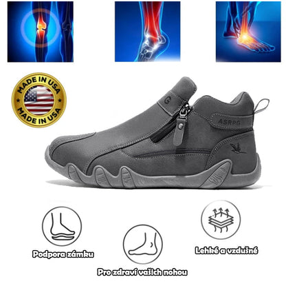 🔥 Ručně šité australské boty z pravé kůže 👞 Snadné nazouvání a zouvání ✅ Podpora klenby pro úlevu od bolesti - Voděodolné a protiskluzové