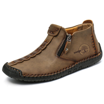 ⏰Nové produkty s 50% slevou Volnočasová obuv 👞Vysoce kvalitní hovězí kůže, pohodlná a protiskluzová, opora klenby ✅Ulevuje od bolesti nohou!