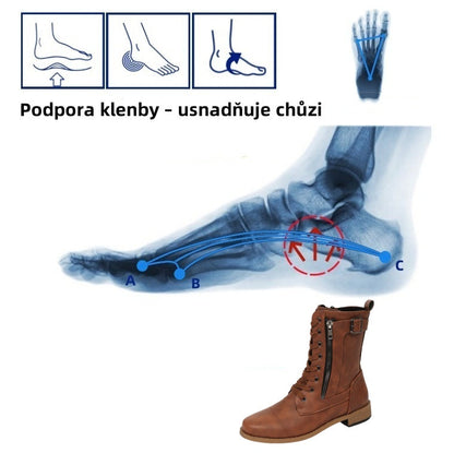 🔥Dnes za poloviční cenu - Nenechte si ujít Ergonomicky tvarovaná ortopedická obuv - vysoce kvalitní kůže 👞Ručně šité dámské boty