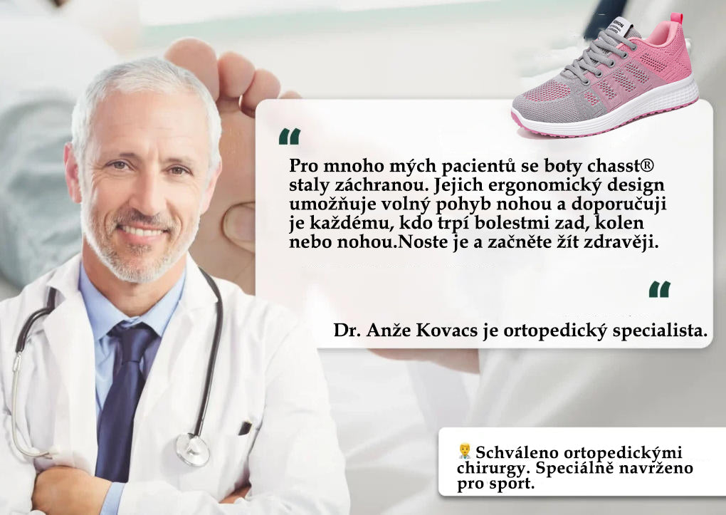 Ortopedická obuv chasst® Medical – Ergonomicky navržená pro úlevu od bolesti zad, nohou a kloubů.