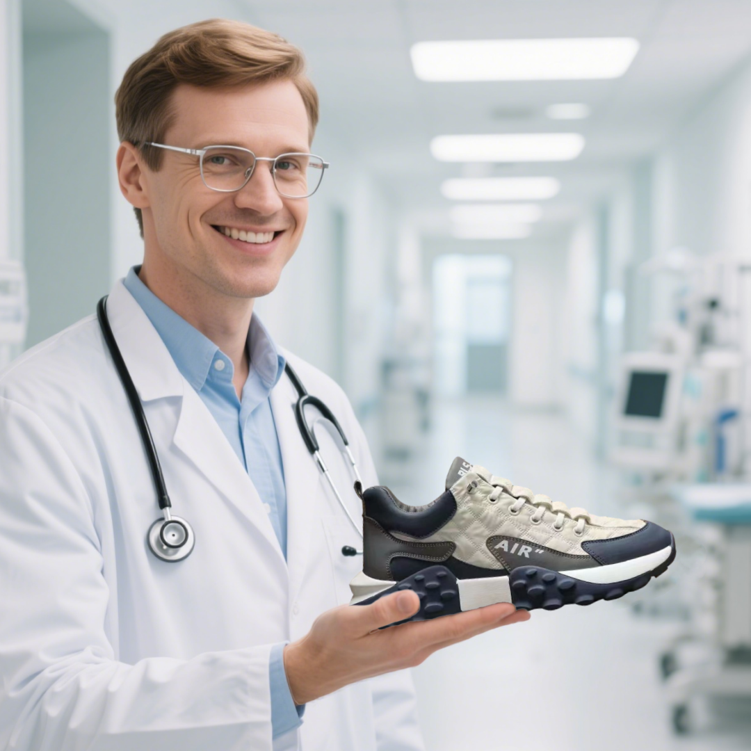 Ortopedická obuv ventorte® | Ergonomicky tvarovaná, měkká a pohodlná, zmírňuje únavu nohou po dlouhém dni.
