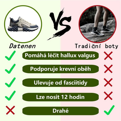 Ortopedická obuv ventorte® | Ergonomicky tvarovaná, měkká a pohodlná, zmírňuje únavu nohou po dlouhém dni.