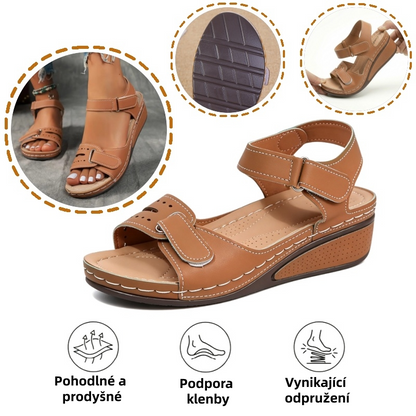 🎁Dnes za poloviční cenu - nenechte si to ujít| Ergonomicky tvarované ortopedické sandály - bezbolestná chůze👞Zajišťují pohodlnější chůzi
