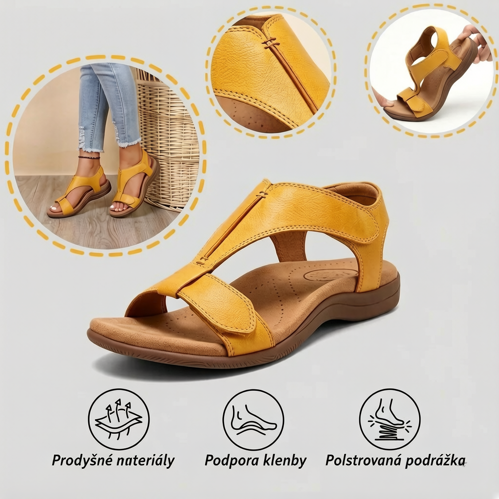 ⏰ Dnešní speciální nabídka: 50% sleva | Letní ortopedické sandály ventorte® | Podpora klenby, pohodlná a bezbolestná chůze