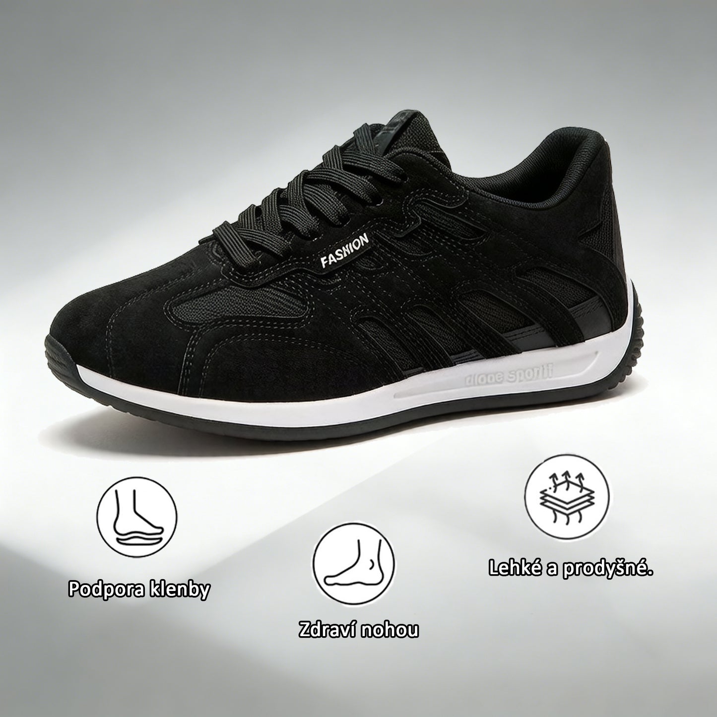 🔥 50% sleva | Prodyšná ortopedická obuv Ventorte® | Poskytuje oporu klenby, zmírňuje bolest a usnadňuje chůzi