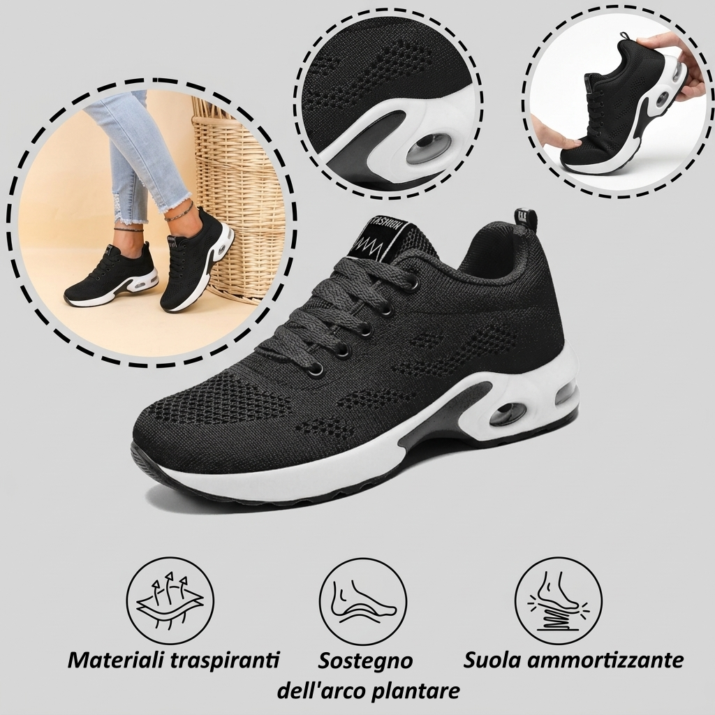 【⏰Ultimo giorno, 70% di sconto! Non perdete l'occasione!】Scarpe ortopediche ergonomiche con assorbimento degli urti, ✅️scarpe ortopediche salutari progettate specificamente per le donne europee.