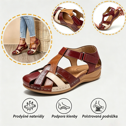 🎁Dnes za poloviční cenu - nenechte si to ujít|Ergonomicky tvarované ortopedické sandály - bezbolestná chůze👞usnadňují chůzi