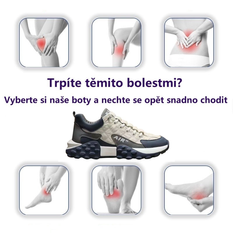 Ortopedická obuv ventorte® | Ergonomicky tvarovaná, měkká a pohodlná, zmírňuje únavu nohou po dlouhém dni.