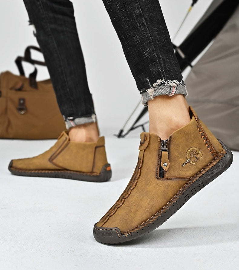 ⏰Nové produkty s 50% slevou Volnočasová obuv 👞Vysoce kvalitní hovězí kůže, pohodlná a protiskluzová, opora klenby ✅Ulevuje od bolesti nohou!