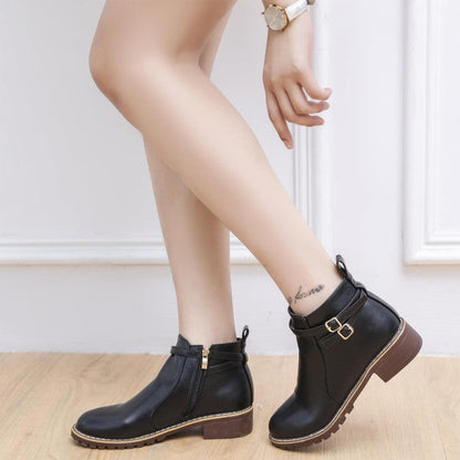 🐂【Prémiová kůže】【⏰50% sleva dnes - nenechte si to ujít!】✅Široká špička + ruční šití + zip 🔴Certifikát CE/Zdravotnický prostředek