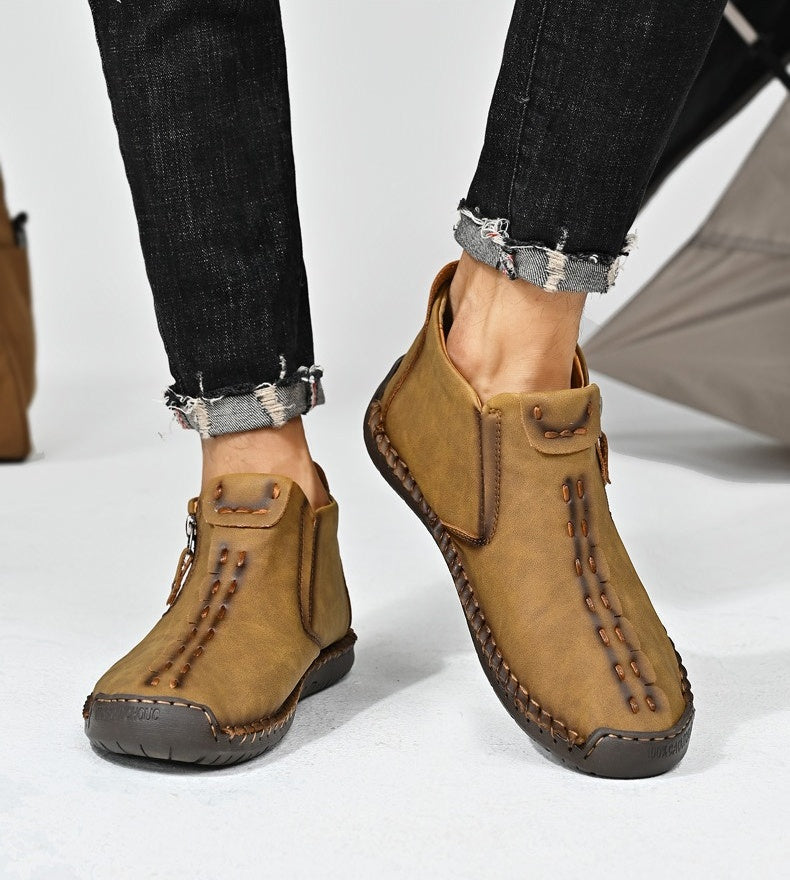 ⏰Nové produkty s 50% slevou Volnočasová obuv 👞Vysoce kvalitní hovězí kůže, pohodlná a protiskluzová, opora klenby ✅Ulevuje od bolesti nohou!