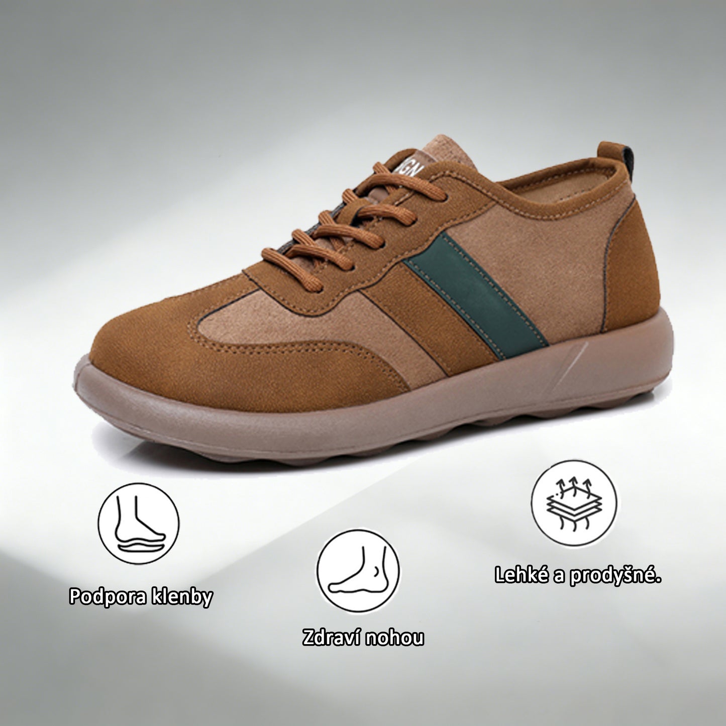 🔥 50% sleva | Prodyšná ortopedická obuv Ventorte® | Poskytuje oporu klenby, zmírňuje bolest a usnadňuje chůzi