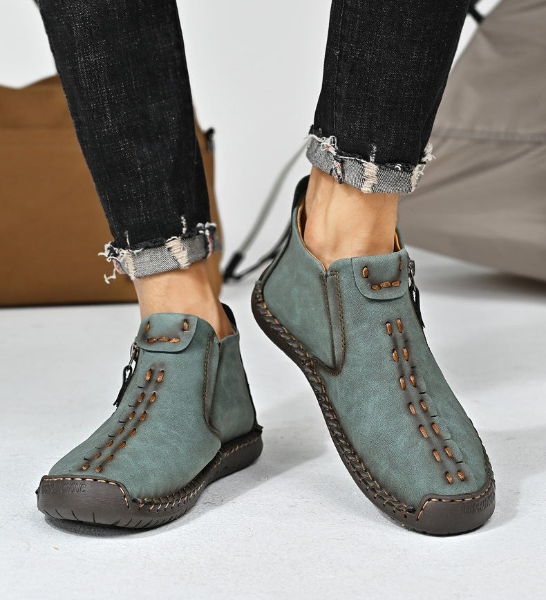 ⏰Nové produkty s 50% slevou Volnočasová obuv 👞Vysoce kvalitní hovězí kůže, pohodlná a protiskluzová, opora klenby ✅Ulevuje od bolesti nohou!