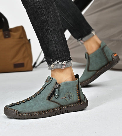 ⏰Nové produkty s 50% slevou Volnočasová obuv 👞Vysoce kvalitní hovězí kůže, pohodlná a protiskluzová, opora klenby ✅Ulevuje od bolesti nohou!