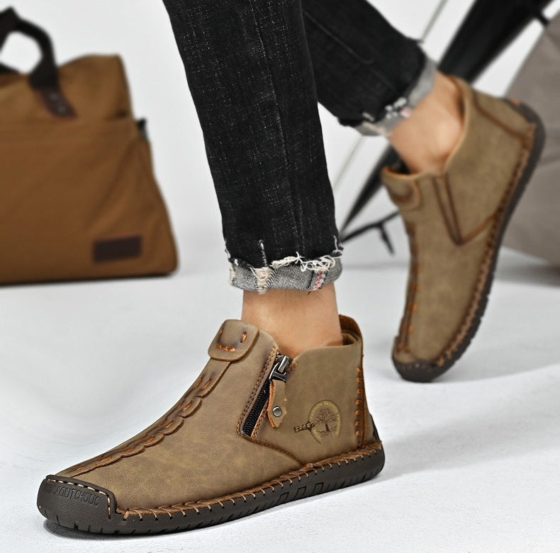 ⏰Nové produkty s 50% slevou Volnočasová obuv 👞Vysoce kvalitní hovězí kůže, pohodlná a protiskluzová, opora klenby ✅Ulevuje od bolesti nohou!
