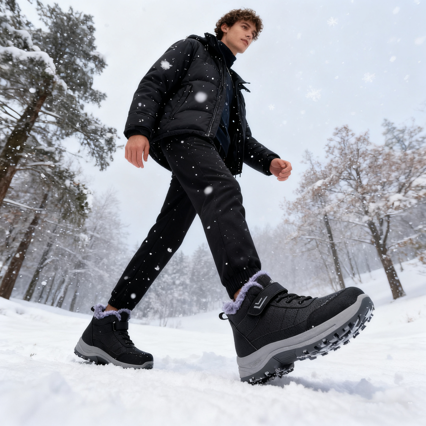 🔥Černý pátek: sleva 50 %!⏰ - Zimní ortopedická obuv deconr®, 👞 Protiskluzová a teplá - Pohodlný střih - Ergonomický tvar. (Unisex)