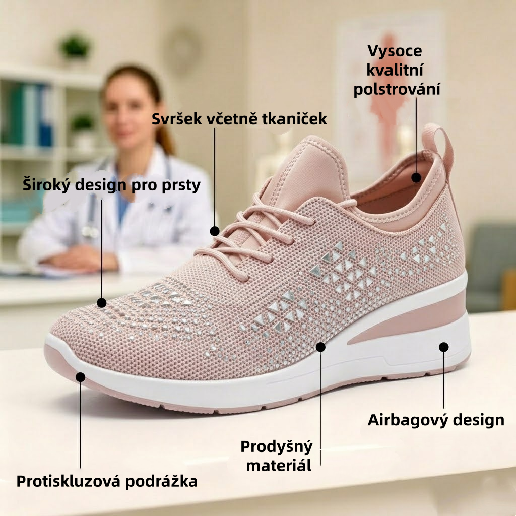 [🔥Dnes za poloviční cenu - Nenechte si to ujít] Ergonomická ortopedická obuv - Snadno se zbavte bolesti nohou 👞 Usnadněte si chůzi