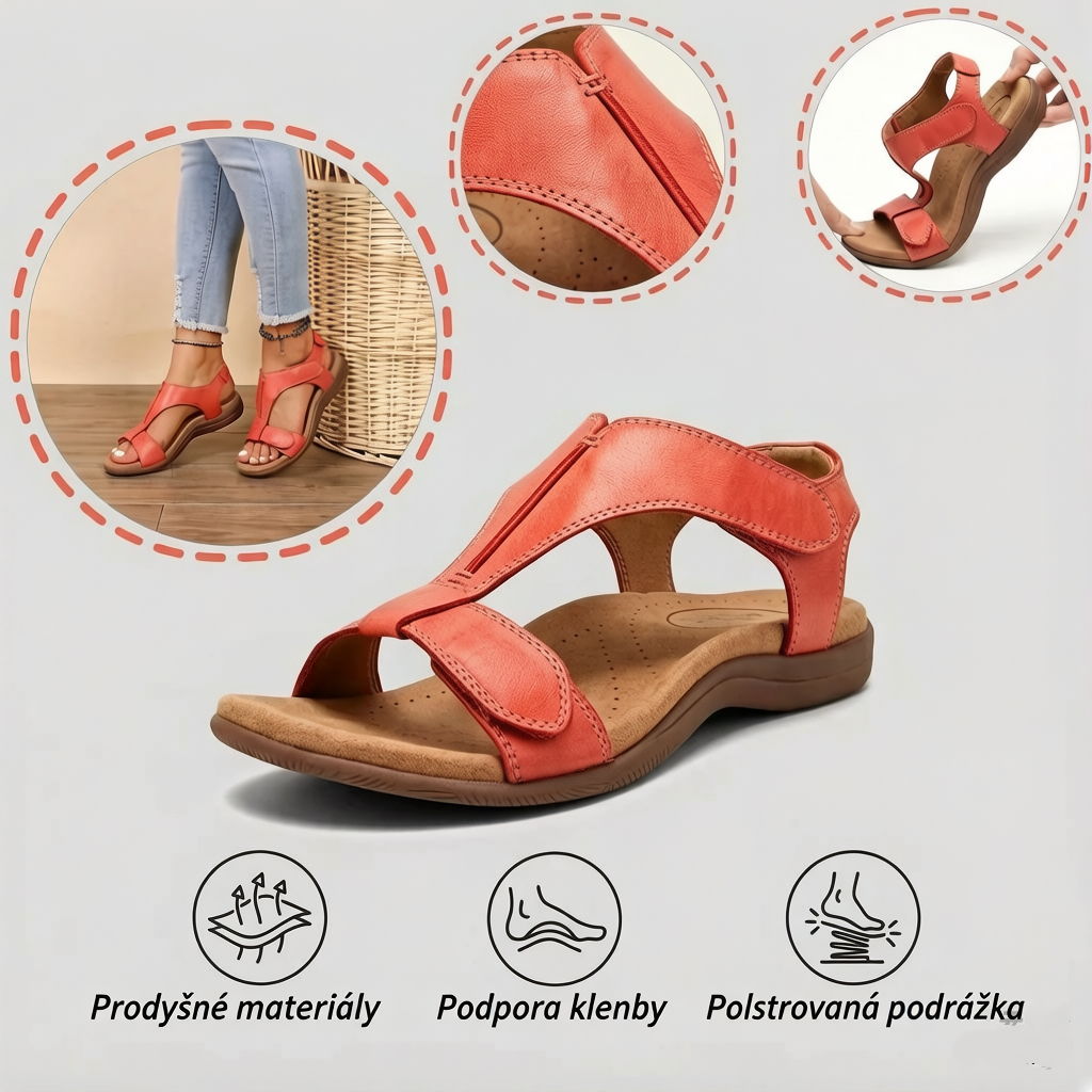 ⏰ Dnešní speciální nabídka: 50% sleva | Letní ortopedické sandály ventorte® | Podpora klenby, pohodlná a bezbolestná chůze