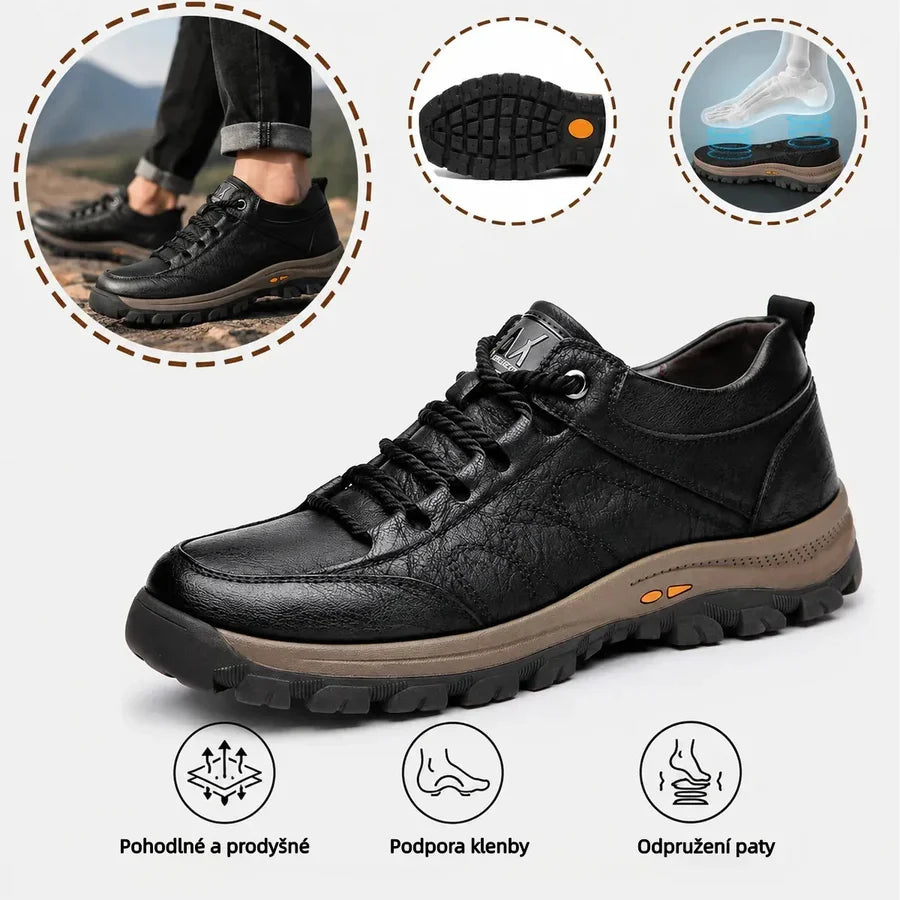⏰ Oggi sconto del 70% — Da non perdere!🐂 Nuove scarpe ortopediche da uomo in pelle bovina, impermeabili e antiscivolo,🦶 efficaci nell'alleviare il dolore ai piedi.