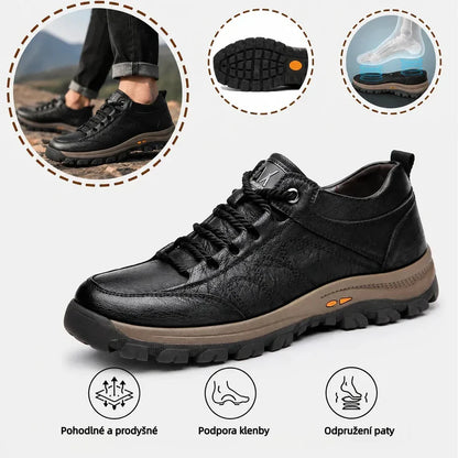 ⏰ Oggi sconto del 70% — Da non perdere!🐂 Nuove scarpe ortopediche da uomo in pelle bovina, impermeabili e antiscivolo,🦶 efficaci nell'alleviare il dolore ai piedi.