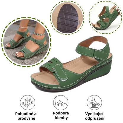 🎁Dnes za poloviční cenu - nenechte si to ujít| Ergonomicky tvarované ortopedické sandály - bezbolestná chůze👞Zajišťují pohodlnější chůzi