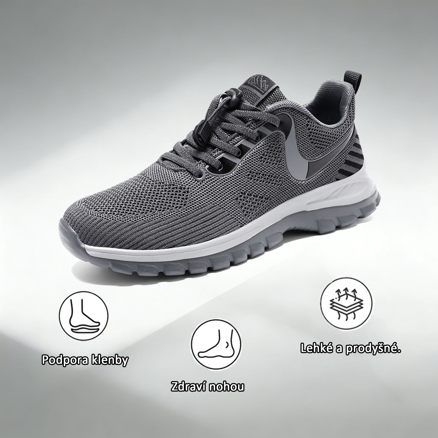 🔥 50% sleva | ortopedická obuv ventorte® | Poskytuje oporu klenby, zmírňuje bolest a usnadňuje chůzi | Vhodná pro muže i ženy.