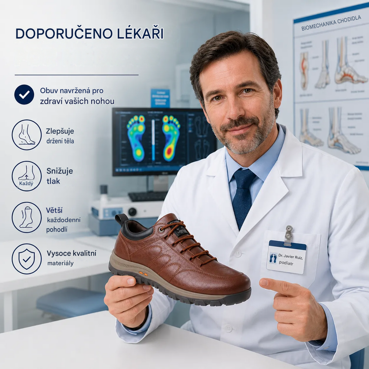 ⏰ Oggi sconto del 70% — Da non perdere!🐂 Nuove scarpe ortopediche da uomo in pelle bovina, impermeabili e antiscivolo,🦶 efficaci nell'alleviare il dolore ai piedi.