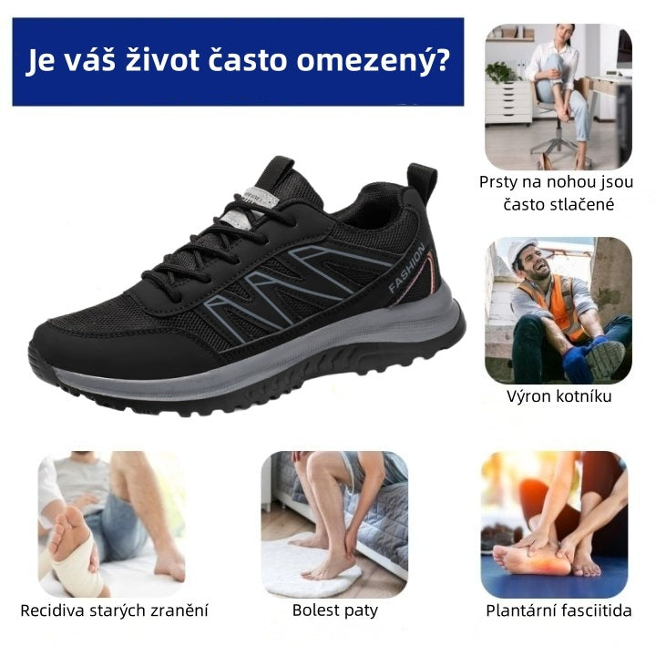 ventorte® – Ergonomicky navržená lékařská ortopedická obuv, která ulevuje od bolesti zad, kloubů a nohou.