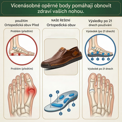 Prémiové kožené mokasíny - Pohodlí a styl - Ergonomický design s oporou klenby, voděodolné a protiskluzové. 🔥 Sleva 50 % po omezenou dobu!
