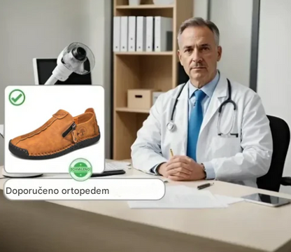 🔥Pánská ortopedická obuv z australské telecí kůže👞Ručně šitá✅Pohodlná chůze, úleva od bolesti✅Nepromokavá a protiskluzová✅