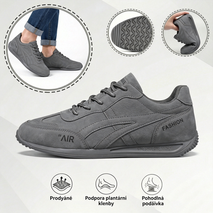 🔥 Dnešní speciální nabídka s 70% slevou🎁Pánské ortopedické vycházkové boty ✅ Prodyšné a protiskluzové - Rozlučte se s bolestí nohou a užívejte si celodenní pohodlí!