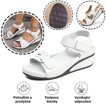 🎁Dnes za poloviční cenu - nenechte si to ujít| Ergonomicky tvarované ortopedické sandály - bezbolestná chůze👞Zajišťují pohodlnější chůzi