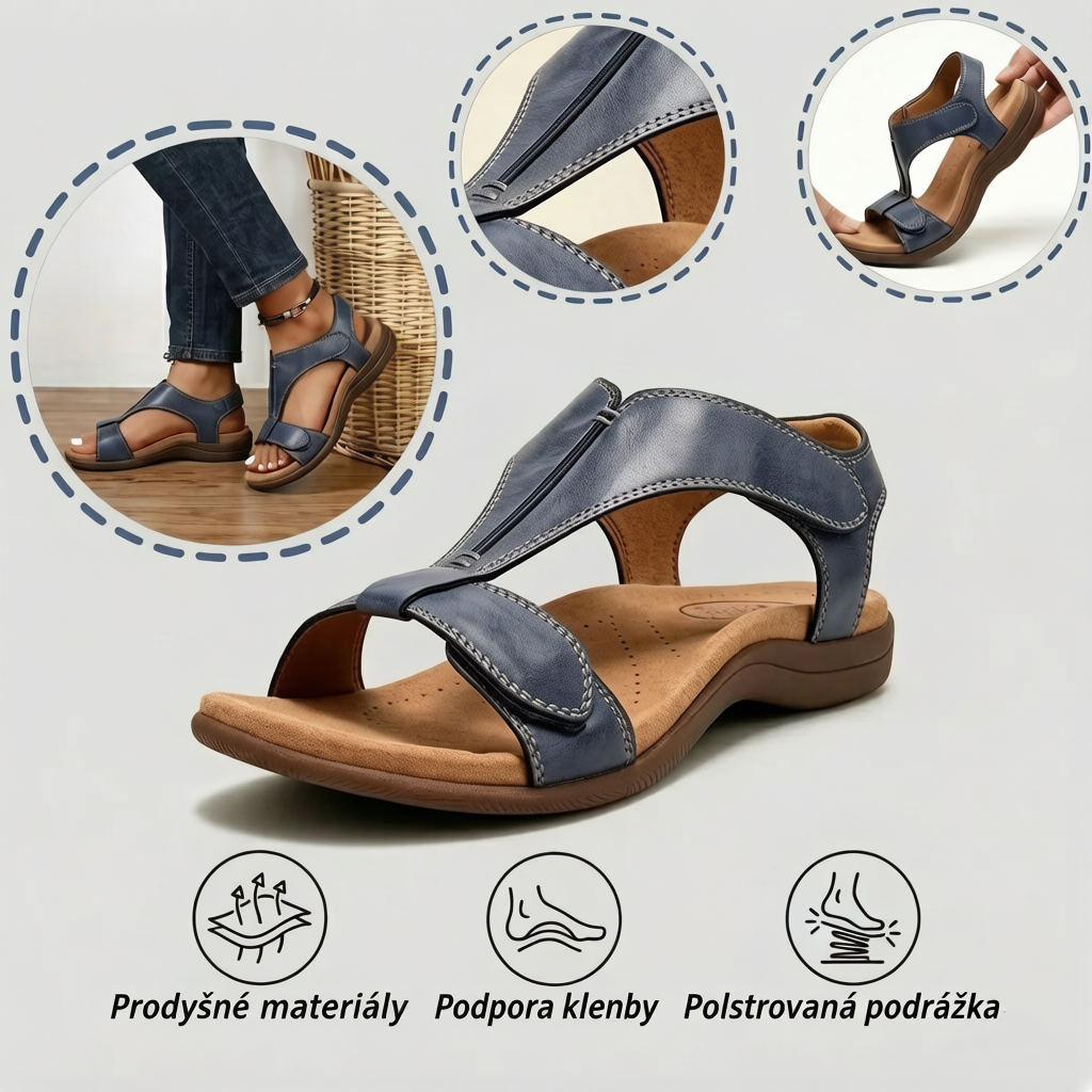 ⏰ Dnešní speciální nabídka: 50% sleva | Letní ortopedické sandály ventorte® | Podpora klenby, pohodlná a bezbolestná chůze