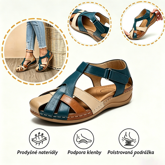 🎁Dnes za poloviční cenu - nenechte si to ujít|Ergonomicky tvarované ortopedické sandály - bezbolestná chůze👞usnadňují chůzi