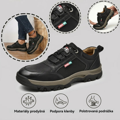 ⏰ Oggi sconto del 70% — Da non perdere!🐂 Nuove scarpe ortopediche da uomo in pelle bovina, impermeabili e antiscivolo,🦶 efficaci nell'alleviare il dolore ai piedi.