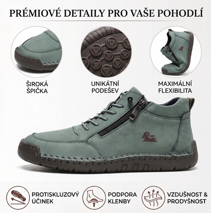 (🔥 50% sleva – Nenechte si ji ujít!) Vybraná obuv z telecí kůže – ortopedické boty – 👞 – odolné, protiskluzové a nepromokavé (podpora klenby, úleva od bolesti, unisex)
