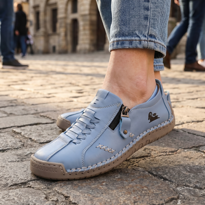 🔥 Dnešní speciální nabídka: sleva 60 %! 🎁 Dámské kožené mokasíny na zip, pohodlné ergonomické boty, nazouvací ležérní turistické boty