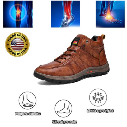 Prémiová ortopedická obuv deconr® | Ergonomicky navržená pro úlevu od bolesti a pohodlné nošení bez únavy.