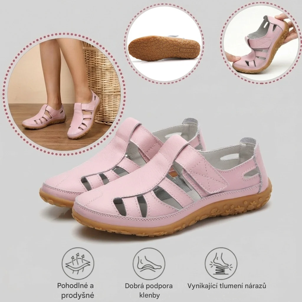 🔥 Časově omezená sleva 50 %! Letní ortopedické sandály – ergonomické, pohodlné a prodyšné pro úlevu od bolesti. ✅