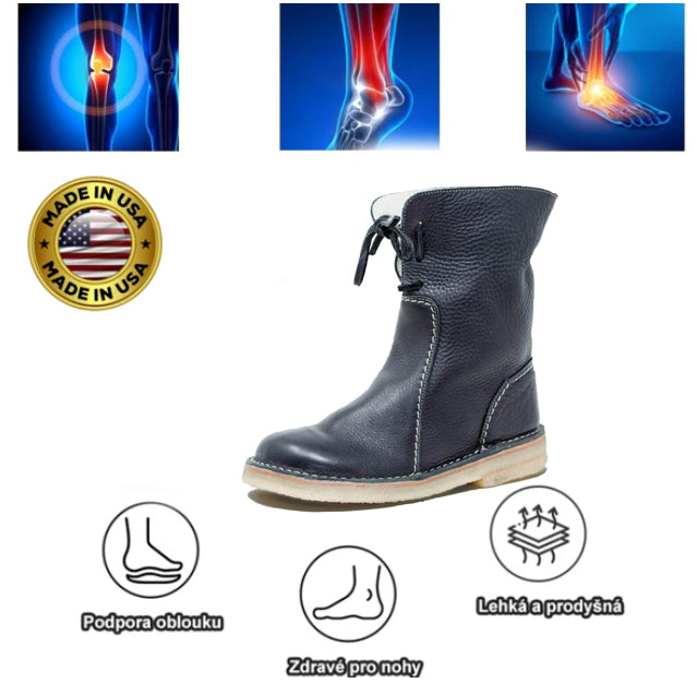 Ortopedická obuv deconr® | Ergonomicky tvarované boty, které jsou pohodlné, stylové a zmírňují nepohodlí nohou.